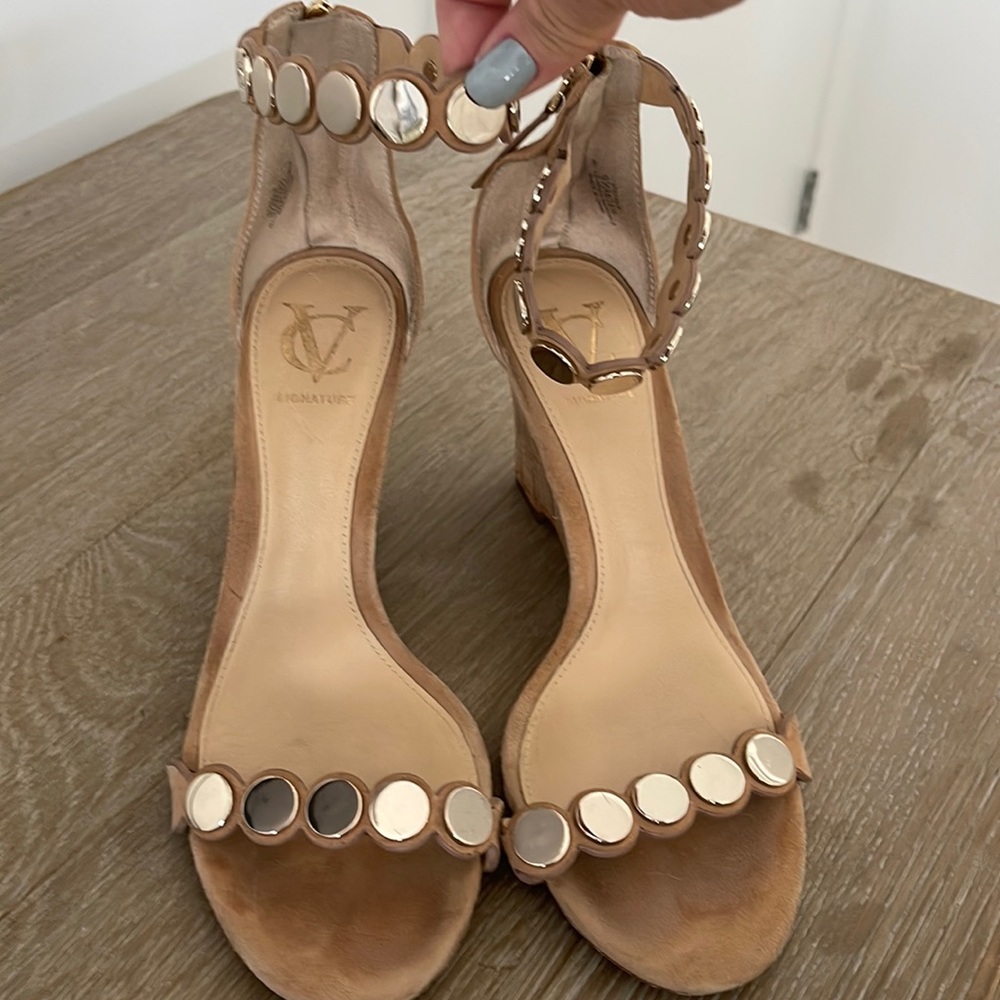 Vince Camuto wedge sandals. Size 9 and a 1/2.
